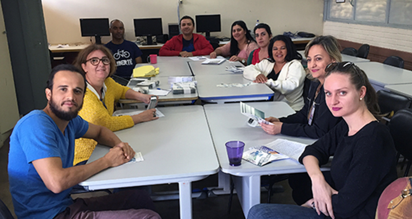 Professores de Planaltina conversam com representantes do Senado sobre o projeto