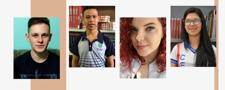 Os jovens senadores João Joel de Oliveira Junior (PR), Alan Alves Henrique Ferreira (CE), Maria Adellaide Maciel Campos (PB) e Vivian Gabrieli Silva dos Santos (SE) falam da repercussão nas escolas.