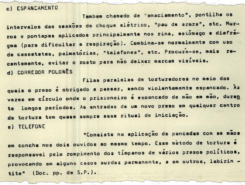 Durante debates sobre anistia, presos políticos enviaram ao Congresso descrição das torturas que haviam sofrido (imagem: Arquivo do Senado)