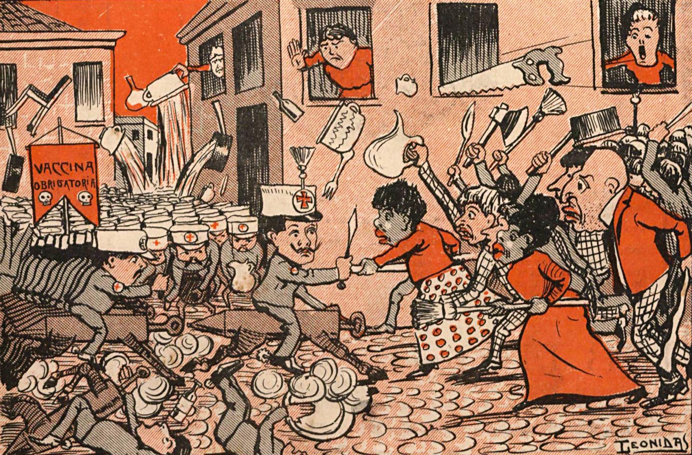 Interesses políticos e descaso social alimentaram Revolta da Vacina