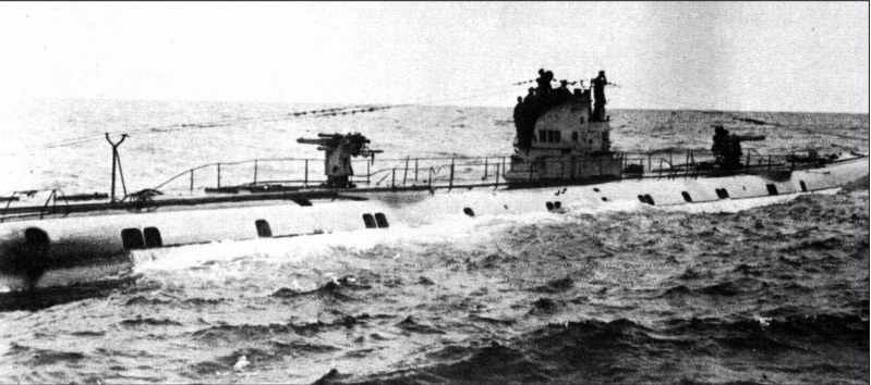 O submarino alemão U-93, que em 1917 atacou o navio brasileiro Macau: episódio pôs o Brasil na Primeira Guerra