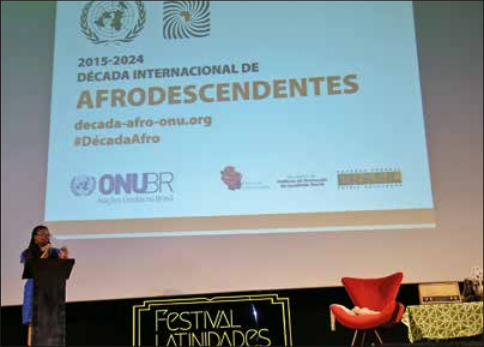 Ministra da Igualdade Racial, Nilma participa de lançamento de década com a ONU. Foto: Wilson Dias/ABr – 22/7/2015