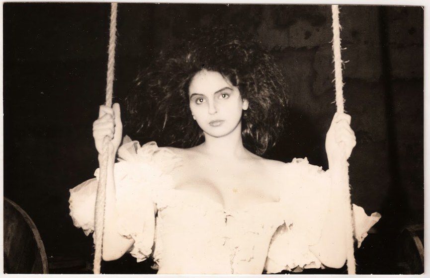 Elena na peça Corpo de Baile, em 1988