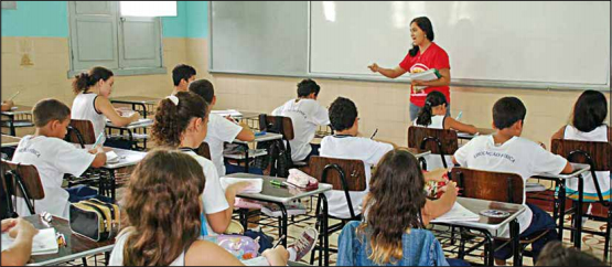 Escolas particulares de educação básica, como esta de Manaus, também terão de seguir a Base Nacional Comum Curricular, que valerá para todos os sistemas de ensino. Foto: Colégio Santa Dorotéia