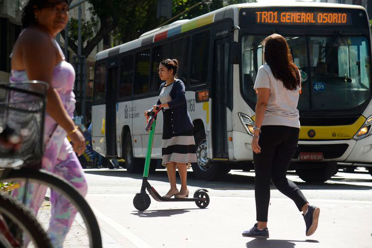 Infraestrutura das cidades não favorece integração das modalidades de transporte (foto: Leopoldo Silva/Agência Senado)
