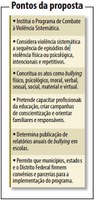 Projeto conceitua bullying e propõe combate à violência nas escolas