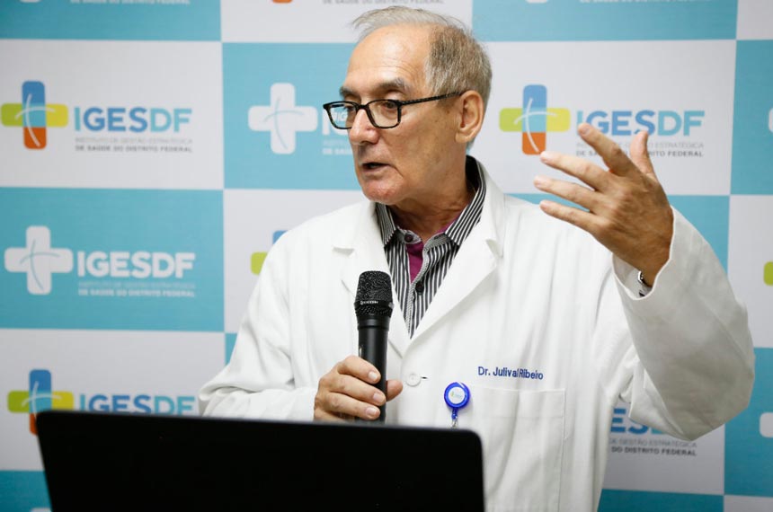 Julival Ribeiro: país precisa reforçar atendimento hospitalar e ampliar investimento em pesquisa e laboratórios (foto: Davidyson Damasceno/Iges-DF)