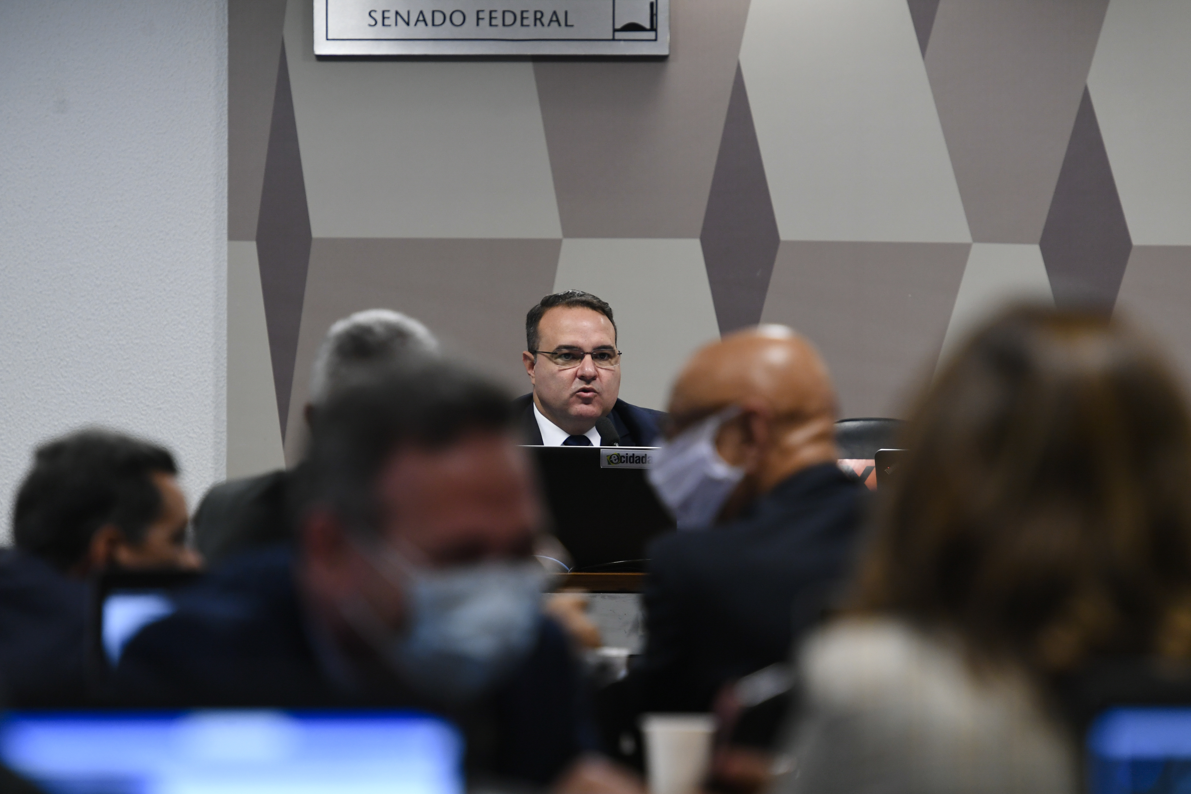 Jorge Oliveira é sabatinado pela CAE em outubro para o cargo de ministro do TCU (Foto: Edilson Rodrigues/Agência Senado )