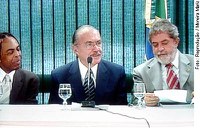 Sarney participa de lançamento do Programa Nacional do Livro e da Leitura