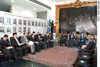 Sarney recebe presidente coreano