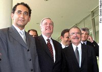 Sarney e João Paulo recebem primeiro-ministro canadense