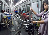 Bicicleta é opção para sistemas viários saturados