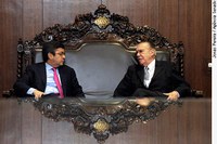 Em visita a Sarney, presidente do BID destaca momento econômico do Brasil