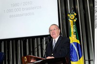 Para Sarney, impunidade é raiz das altas estatísticas de homicídio