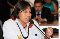 Líder indígena pede apoio de senadores para viabilizar audiência com Dilma 