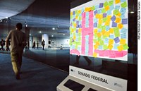 Visitantes no Congresso manifestam desejo por fim da violência doméstica