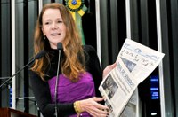 Vanessa Grazziotin saúda o Dia do Taquígrafo