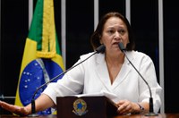 Fátima Bezerra comemora nomeação de Lula para a Casa Civil