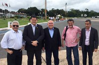 Senadores visitam obras da usina de Belo Monte
