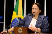 Fátima Bezerra pede exame cuidadoso de projeto que altera Lei Maria da Penha