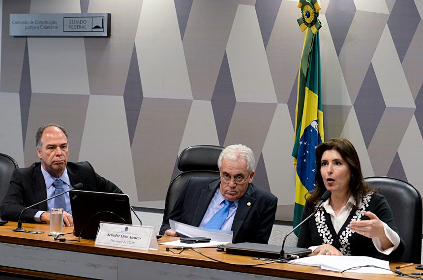 A senadora Simone Tebet (PMDB-MS) previu no substitutivo uma diferenciação clara entre as competências de ministérios e agências