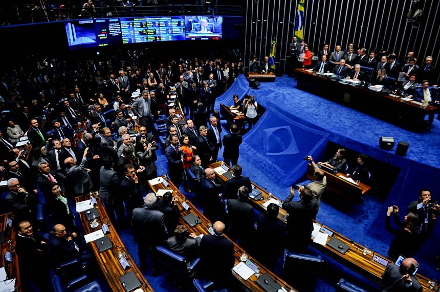 Sessão do Senado de 31 de agosto de 2016 para julgamento do impeachment de Dilma Rousseff
