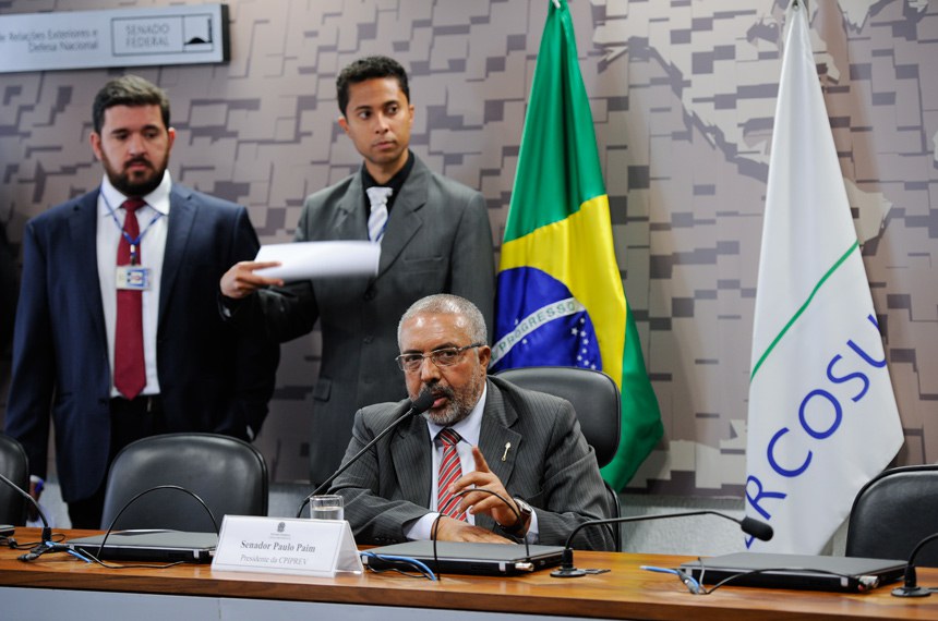 Senador Paulo Paim (PT-RS), presidente da CPI da Previdência