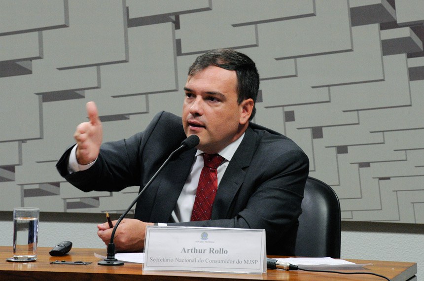O secretário Nacional do Consumidor do Ministério da Justiça e Segurança Pública, Arthur Luis Mendonça Rollo