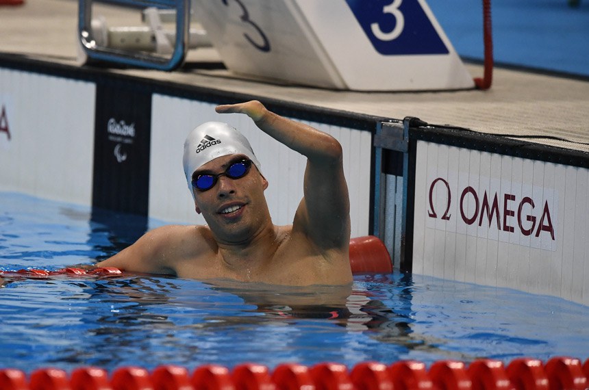 O nadador Daniel Dias conquista o ouro na categoria 100m Livre S5 das Paralimpíadas Rio 2016