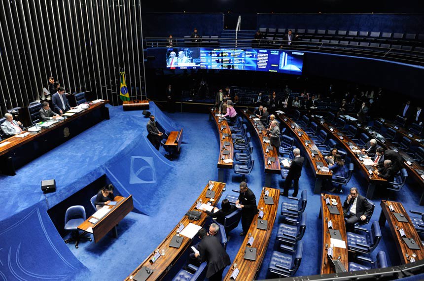 Plenário do Senado Federal durante sessão deliberativa ordinária. Ordem do dia.  Foto: Jonas Pereira/Agência Senado