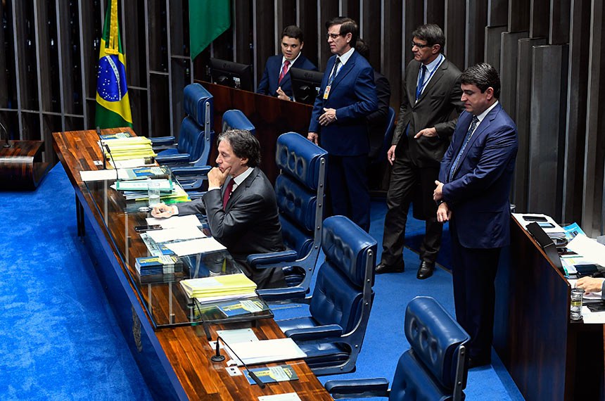 O presidente do Senado, Eunício Oliveira, fez um balanço do biênio 2017/2018