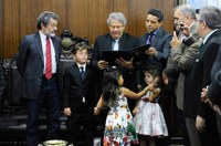 Luiz Carlos do Carmo toma posse como senador na vaga de Ronaldo Caiado