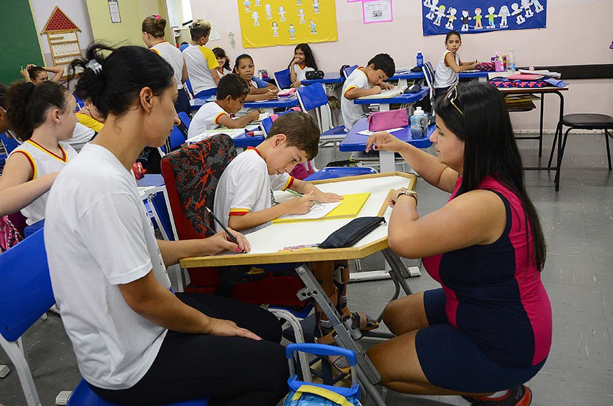 Aluno especial em escola municipal de Sorocaba.