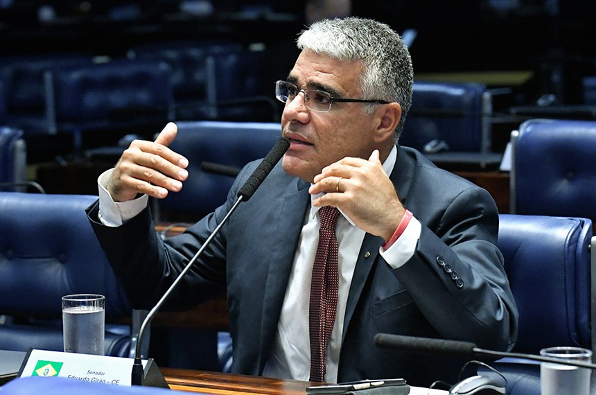 O senador Eduardo Girão foi o relator do projeto na Comissão de Assuntos Sociais e sugeriu a aprovação do texto da Câmara sem alterações