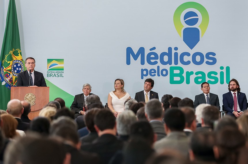 (Brasília - DF, 01/08/2019) Cerimônia de Lançamento do Programa Médicos pelo Brasil.  Foto: Marcos Corrêa/PR