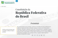 Senado cria primeira versão acessível da Constituição na internet