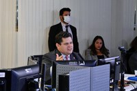 Mesa do Senado vai se reunir remotamente na próxima semana