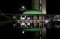 Senado será iluminado com as cores verde e vermelho em referência à amiloidose