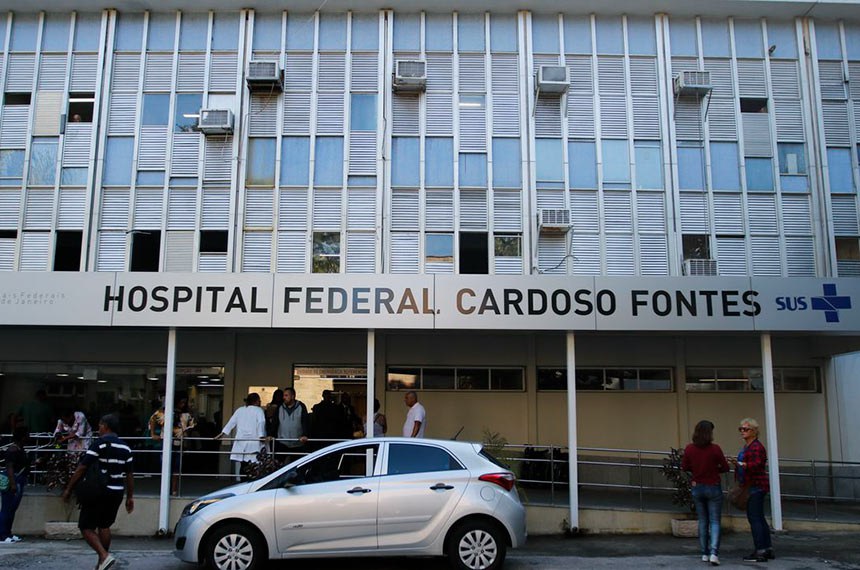 O Hospital Cardoso Fontes, em Jacarepaguá, é um dos hospitais federais no Rio de Janeiro