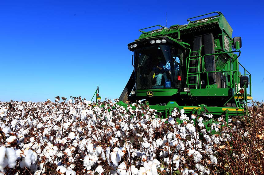 Colheitadeira de algodão no oeste da Bahia: legislação que teve origem em medida provisória amplia as possibilidades de financiamento e desonera a produção agrícola