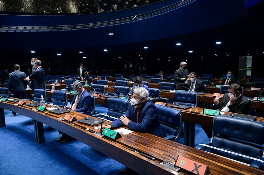 Plenário do Senado, na sessão que aprovou a indicação 