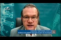 Wellington Fagundes apresenta relatório parcial da comissão da covid-19