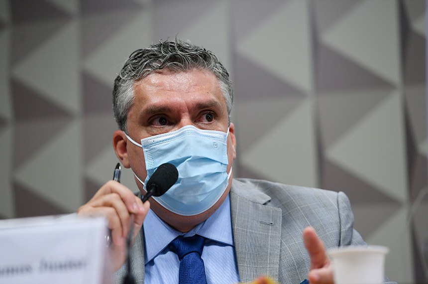 Roberto Pereira Ramos Júnior, presidente da empresa FIB Bank, que ofereceu garantia à Precisa Medicamentos, intermediária de vacina junto ao Ministério da Saúde