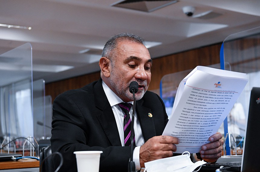 O relator, senador Telmário Mota, deu parecer favorável ao projeto mas sugeriu mudanças