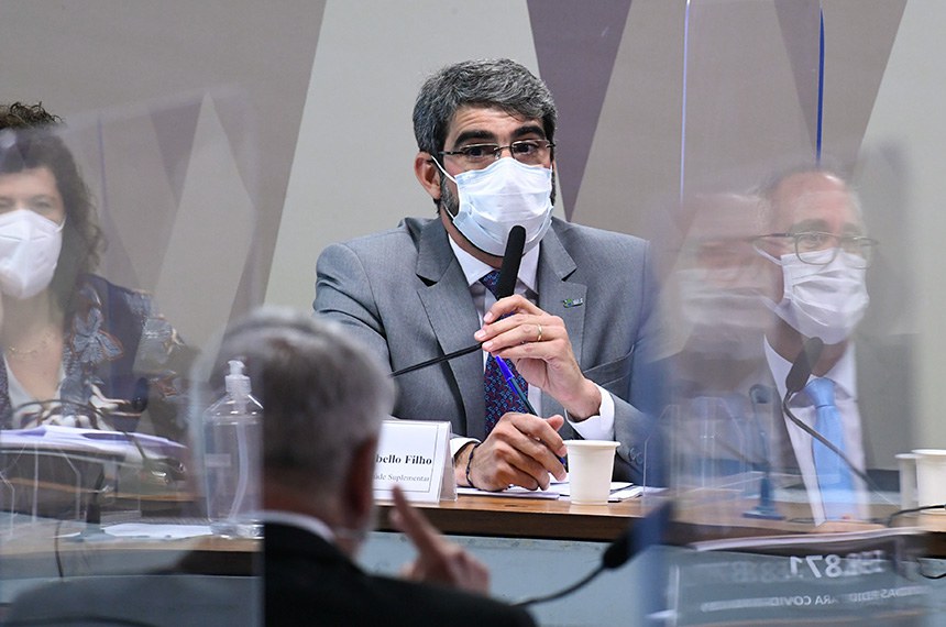Paulo Rebello Filho, diretor-presidente da Agência Nacional de Saúde Suplementar, no depoimento à CPI da Pandemia
