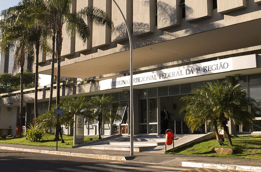 Fachada do Tribunal Regional Federal (TRF) da 1 Região, em Brasília (DF).&#x9;&#x9;&#x9;