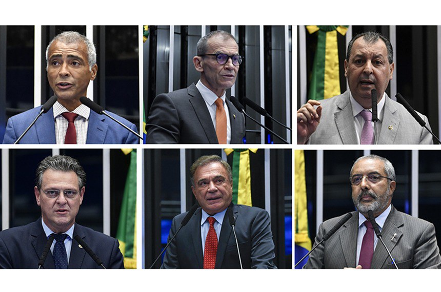 Os senadores Romário, Fabiano Contarato, Omar Aziz, Carlos Fávaro, Alvaro Dias e Paulo Paim registraram a data em suas redes sociais