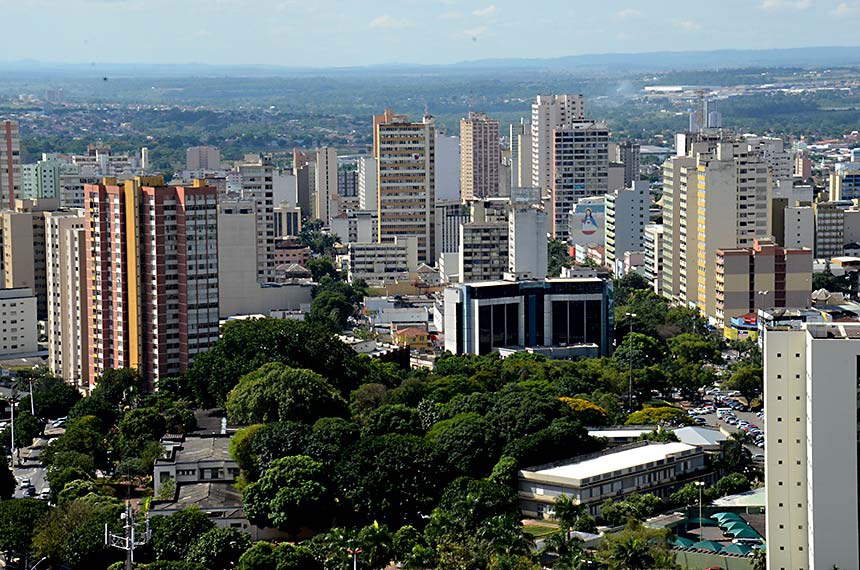 Vista geral de Goiânia.   Foto: Mantovani Fernandes/Prefeitura de Goiânia