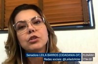 Leila destaca projeto que facilita socorro a vítimas de desastres naturais