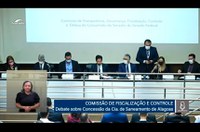 Senadores cobram transparência e eficiência nos serviços de água e esgoto em Maceió